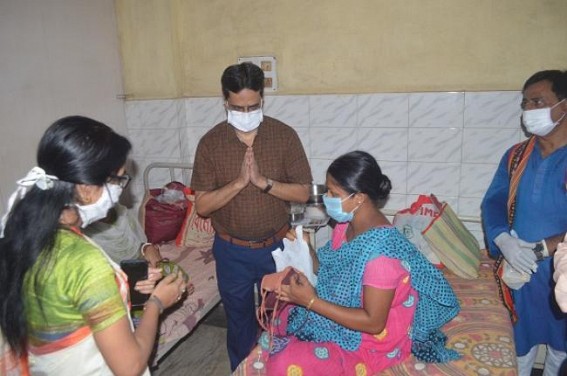 BJP gifts masks, fruits among 70 Patients in IGM hospital ahead of Modi's 70th birthday BJP gifts masks, fruits among 70 Patients in IGM hospital ahead of Modi's 70th birthday